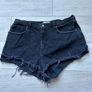 Abercrombie curve love jean shorts
